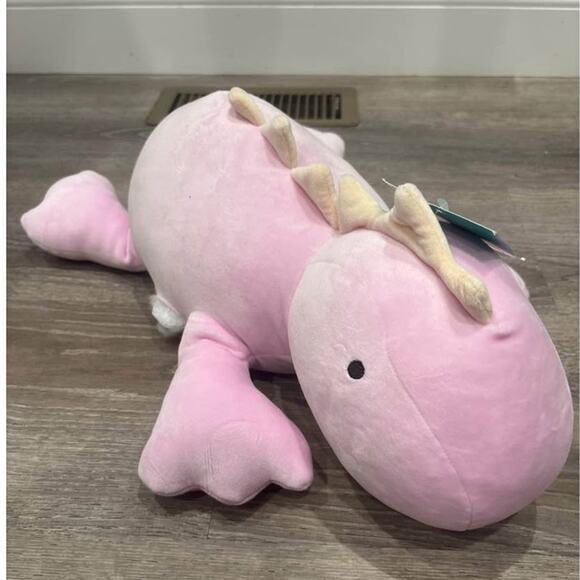 Weighted Dinosaur Plush Pink - Picture 1 of 4